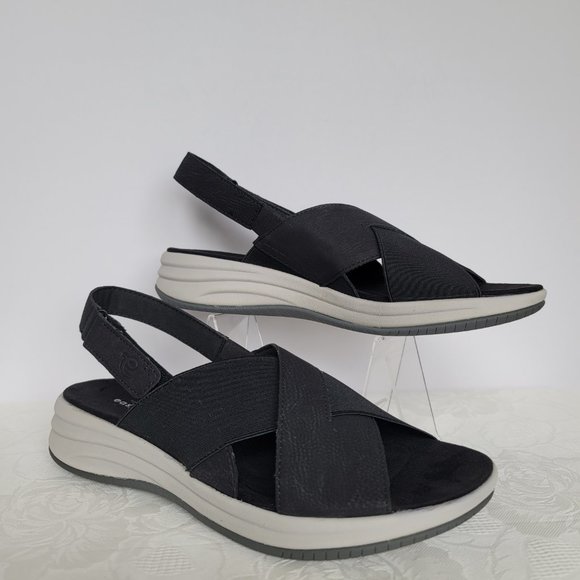 EASY SPIRIT Daimiel3 Textile Sandals- Black color- Women's Size 9M - Picture 9 of 11